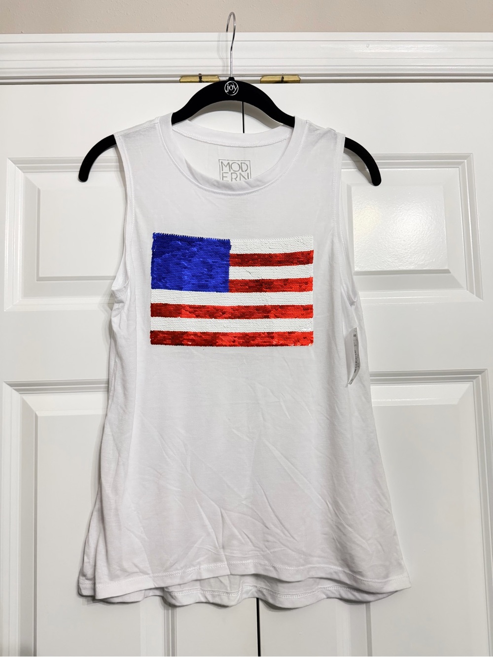 Sequin Flag Tank
